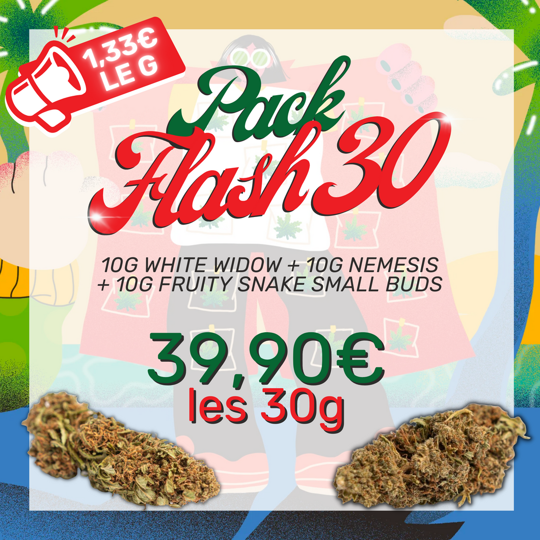 Pack Flash 30 - 39,90€ les 30G